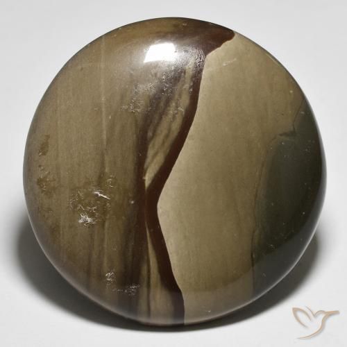 88.57ct Натуральный Многоцветный Яшма, Круглый, Непрозрачный