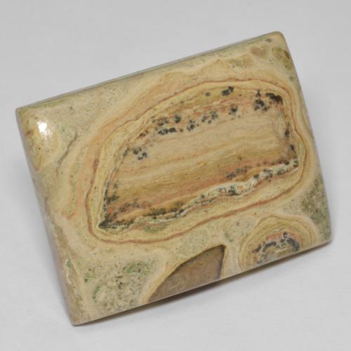 38.51 карата, натуральный Многоцветный Яшма, Огранка Багет, Непрозрачный