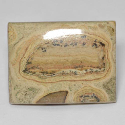 38.51 карата, натуральный Многоцветный Яшма, Огранка Багет, Непрозрачный