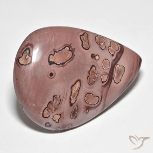 42.71ct Натуральный Многоцветный Яшма, Форма груши, Непрозрачный