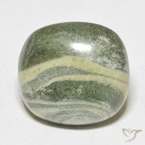 30.35ct Натуральный Многоцветный Яшма, Подушка, Непрозрачный