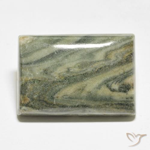 33.88ct Натуральный Многоцветный Яшма, Огранка Багет, Непрозрачный