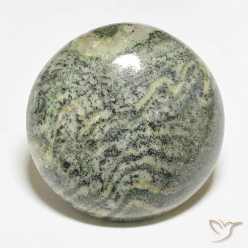 29.33ct Натуральный Многоцветный Яшма, Круглый, Непрозрачный