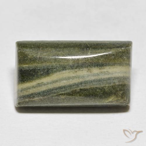 17.48ct Натуральный Многоцветный Яшма, Огранка Багет, Непрозрачный
