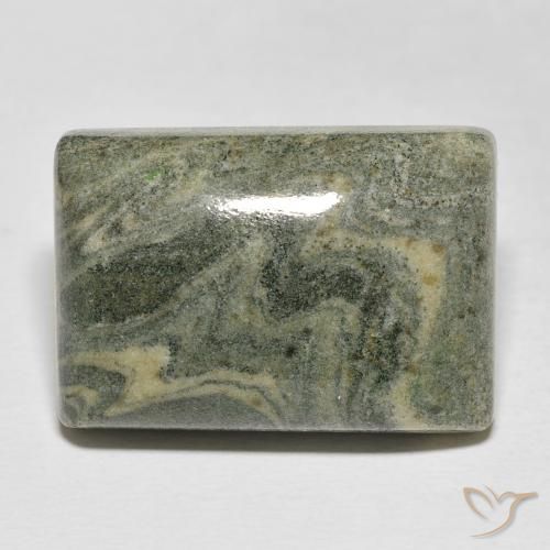 35.49ct Натуральный Многоцветный Яшма, Огранка Багет, Непрозрачный