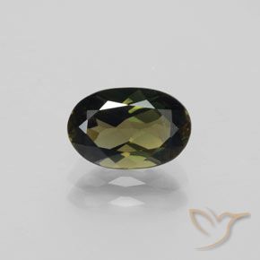 1.45ct Натуральный Темно-коричневый Корнерупин, Овал, Чистота VVS