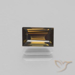 1.40ct Натуральный Корица коричневая Корнерупин, Огранка Багет, VVS-VS