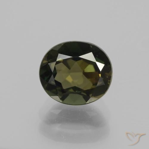 1.68ct Натуральный Коричневый Корнерупин, Овал, Чистота VS