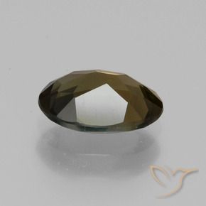 1.21 карата, натуральный Глубокий золотисто-коричневый Корнерупин, Овал, Чистота VVS