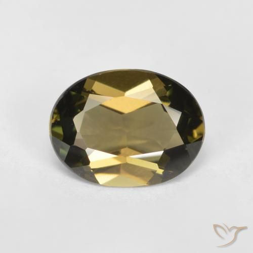 0.92ct Натуральный Холодный коричневый Корнерупин, Овал, Чистота VVS