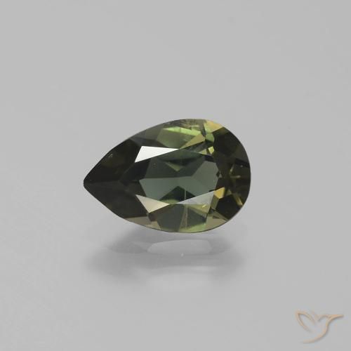 1.29ct Натуральный Коричневый Корнерупин, Форма груши, Чистота VS