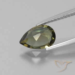 1.29 карата, натуральный Коричневый Корнерупин, Форма груши, Чистота VS