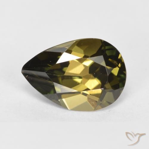 1.09ct Натуральный Коричневый Корнерупин, Форма груши, Чистота VVS