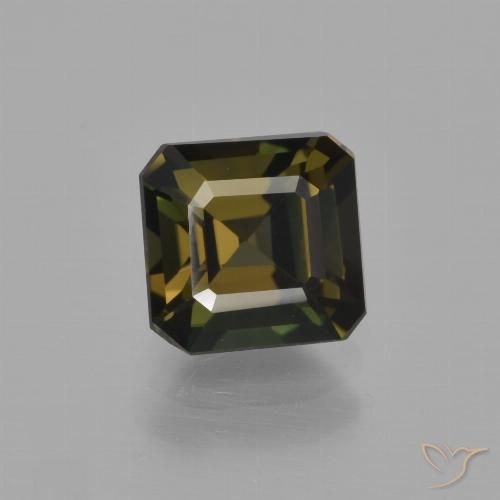 1.73ct Натуральный Холодный коричневый Корнерупин, Изумрудная огранка, Чистота VVS