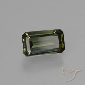 0.62 карата, натуральный Коричневато-зеленый Корнерупин, Октагон / Изумрудная Огранка, Чистота VVS