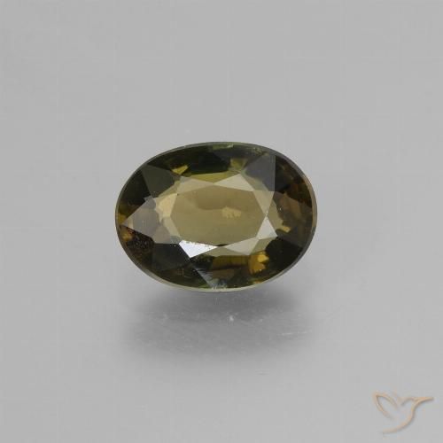 1.54ct Натуральный Коричневый Корнерупин, Овал, Чистота VS
