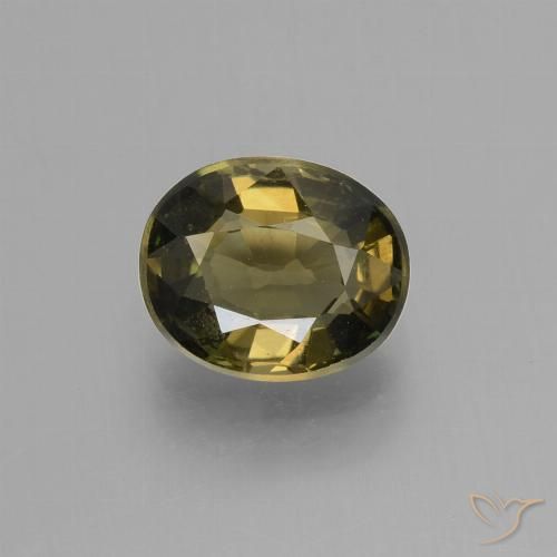 1.44ct Натуральный Коричневый Корнерупин, Овал, Чистота VS