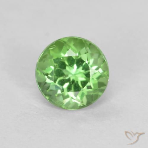 0.23ct Натуральный Светло-зеленый Корнерупин, Круглый, Чистота VS