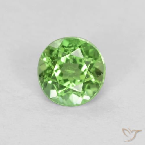 0.17ct Натуральный Светло-зеленый Корнерупин, Круглый, Чистота VS
