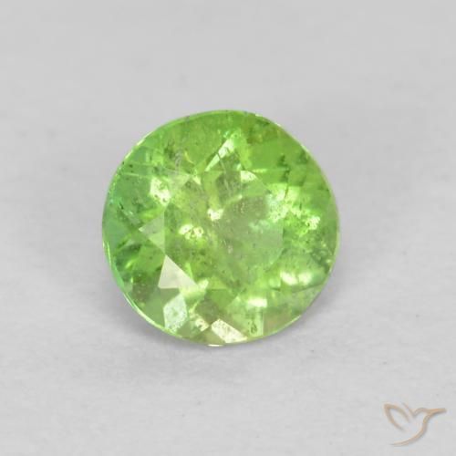 0.21ct Натуральный Ярко-зеленый Корнерупин, Круглый, SI