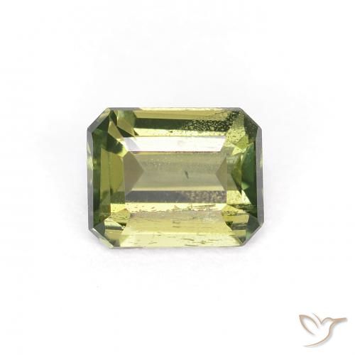 0.41ct Натуральный Коричневато-зеленый Корнерупин, Изумрудная огранка, Чистота VS