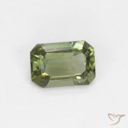 0.31ct Натуральный Теплый лесной зеленый Корнерупин, Изумрудная огранка, VS-SI