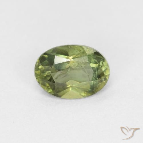 0.33ct Натуральный Теплый зеленый Корнерупин, Овал, VS-SI