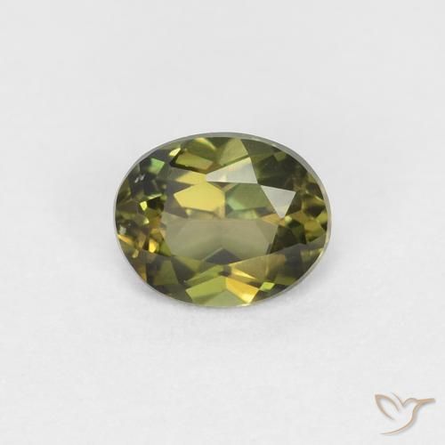 0.36ct Натуральный Medium Dark-Green Корнерупин, Овал, Чистота VVS