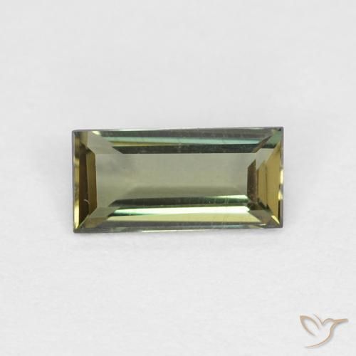 0.30ct Натуральный Коричневато-зеленый Корнерупин, Огранка Багет, Чистота VVS