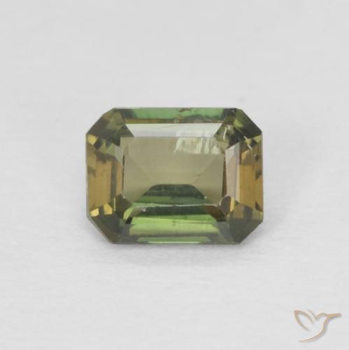 0.37ct Натуральный Коричневато-зеленый Корнерупин, Изумрудная огранка, Чистота VS