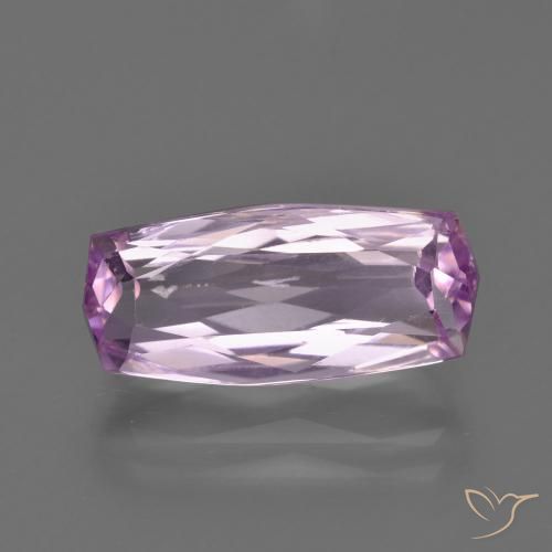 6.00ct Натуральный Светло-розовато-фиолетовый фиолетовый кунцит, Подушка, Чистота VS