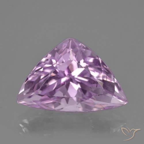 11.15ct Натуральный Королевский фиолетовый розовый кунцит, Триллион, VVS-VS