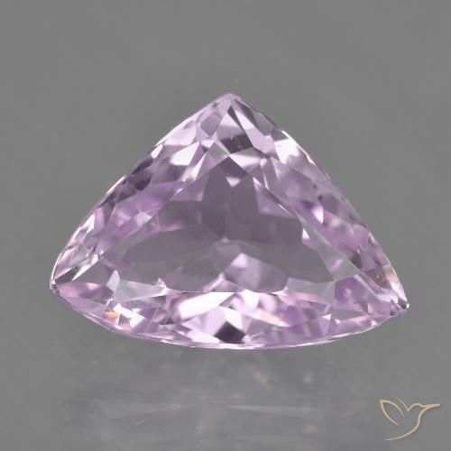 8.20ct Натуральный Светло-фиолетовый кунцит, Триллион, Чистота VS
