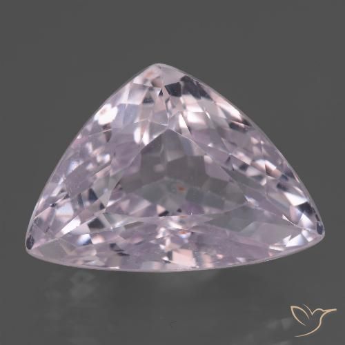 15.92ct Натуральный Очень светло-розовый тон кунцит, Триллион, Чистота VS