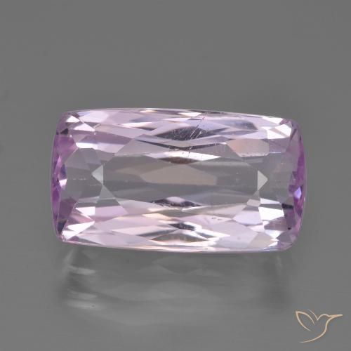 6.61ct Натуральный Светло-фиолетовый кунцит, Подушка, Чистота VS