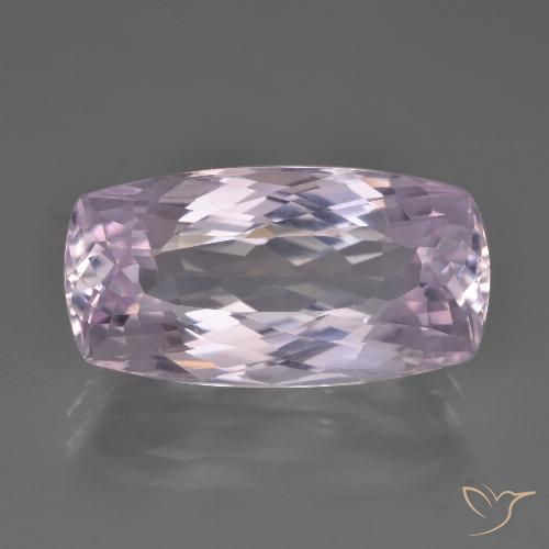 12.48ct Натуральный Очень светло-фиолетовый кунцит, Подушка, VVS-VS