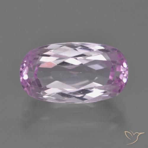7.80ct Натуральный Очень светлый сиреневый фиолетовый кунцит, Овал, VVS-VS