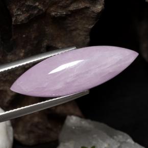 17.95 карата, натуральный Пурпурно-розовый кунцит, Маркиза, Полупрозрачный