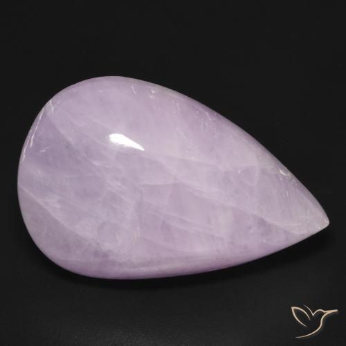 23.79ct Натуральный Светло-фиолетовый кунцит, Форма груши, Полупрозрачный