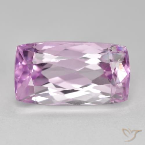 10.49ct Натуральный Очень светло-фиолетовый кунцит, Подушка, Чистота VS