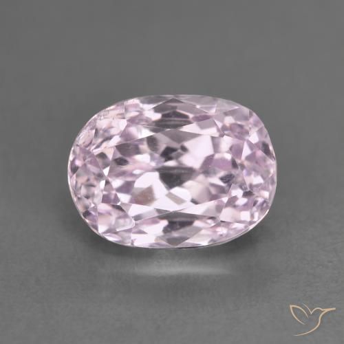 3.38ct Натуральный Средний розовый кунцит, Овал, Чистота VS