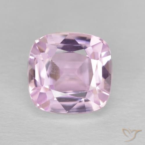 3.39ct Натуральный Светло-сиреневый кунцит, Подушка, VVS-VS