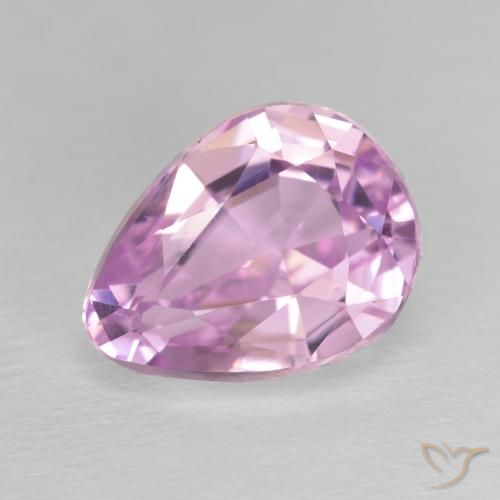 7.36ct Натуральный Сирень кунцит, Форма груши, Чистота VVS