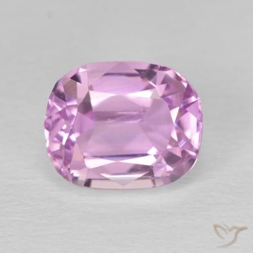 3.74ct Натуральный Розовато-фиолетовый фиолетовый кунцит, Подушка, Чистота VVS