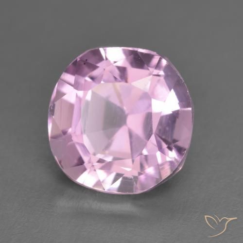 4.37 карата, натуральный Medium Light-Purple кунцит, Подушка, VVS-VS