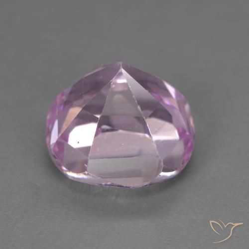 4.37 карата, натуральный Medium Light-Purple кунцит, Подушка, VVS-VS