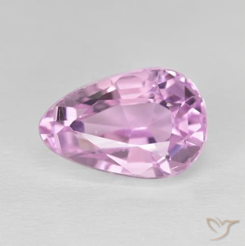10.13ct Натуральный Средний фиолетовый кунцит, Форма груши, VVS-VS