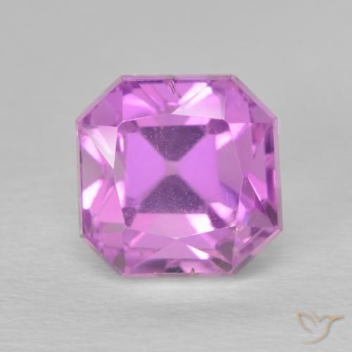 3.51ct Натуральный Розовато-фиолетовый фиолетовый кунцит, Изумрудная огранка, Чистота VS