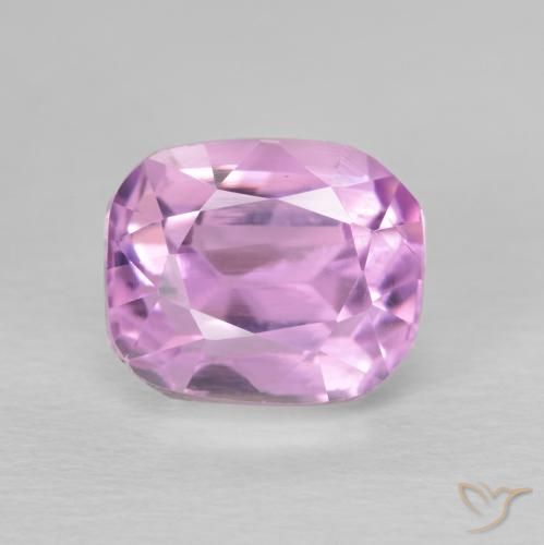 3.47ct Натуральный Средний фиолетовый кунцит, Подушка, Чистота VS