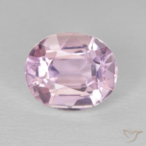 5.57ct Натуральный Светло-сиреневый кунцит, Овал, Чистота VS